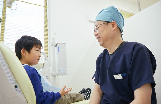 古木歯科医院院長と子供